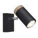 elevenpast Wall light Polly Wall Spotlight Single S412/1 BLACK 6007226084696