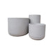 elevenpast Pots & Planters Match Cylinder Japi Planter with Saucer Sandstone