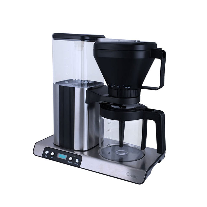 elevenpast Kitchen Appliances Swan Drip and Cold Brew Coffee Maker with 4 Double wall Cappuccino Glasses SCM8B 6005587013522