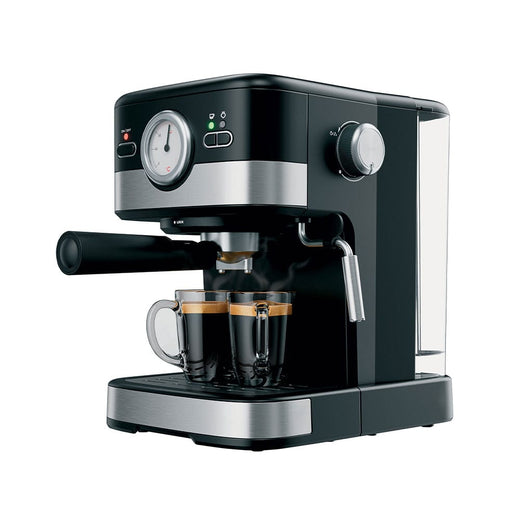 elevenpast Kitchen Appliances Swan Espresso Maker with 4 Double Wall Espresso Glasses SEM8B 6005587013515