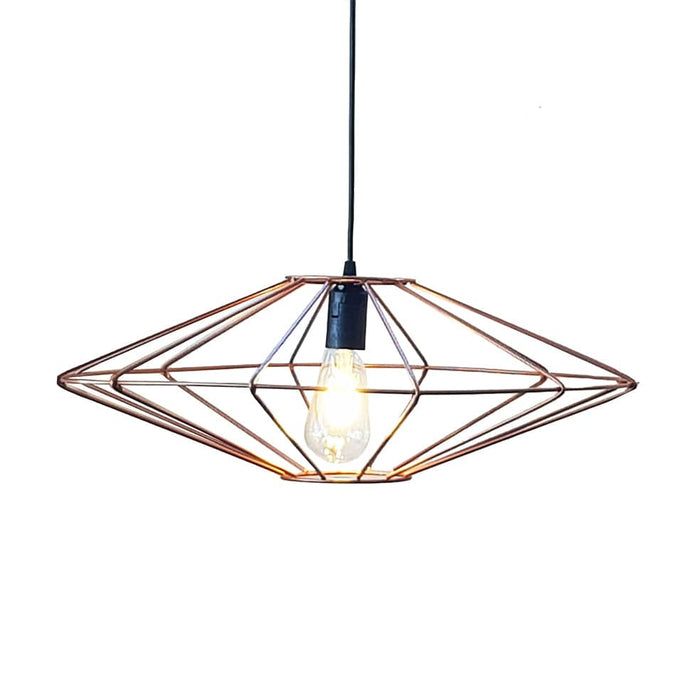 elevenpast Pendant UFO Metal Wire Pendant Light Copper SHAD0733