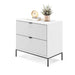 elevenpast Bedside Pedestal Shelly Bedside Table White SHELLYBEDSIDETABLEWHITE