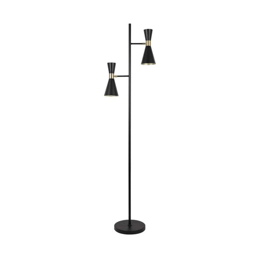 elevenpast Floor lamps Larissa Metal Floor Lamp Black SL427 BLACK 6007226087444