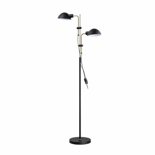 elevenpast Floor lamp Austin Double Adjustable Metal Floor Lamp Black SL433 BLACK 6007226088229