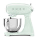 elevenpast Kitchen Appliances Pastel Green Smeg Stand Mixer with Stainless Steel Bowl SMF03PGSA 8017709319434