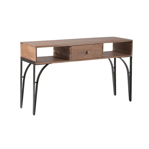 elevenpast Console Table Urban Loft Wood and Metal Console SNK246