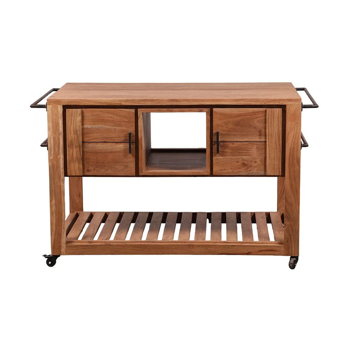 elevenpast Sleek Wooden Trolley Unit SNK6192