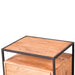 elevenpast Bedside Pedestal Urban Luxe Wooden Bedside Table SNK641