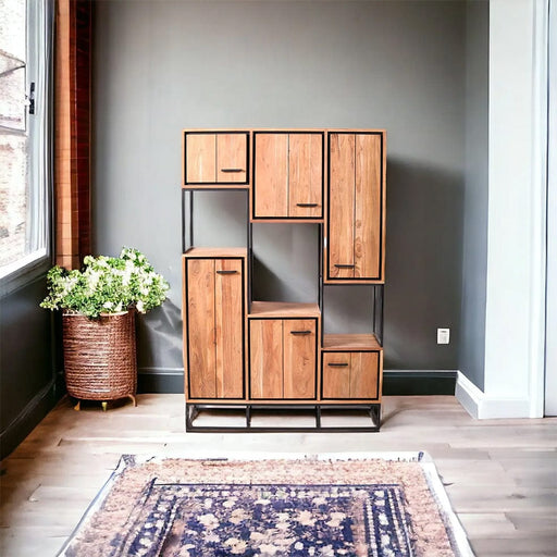 elevenpast Bookcases & Standing Shelves Urban Luxe Wooden Bookshelf SNK676