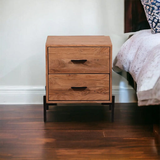 elevenpast Bedside Pedestal Urban Timber Loft Nightstand SNK7029