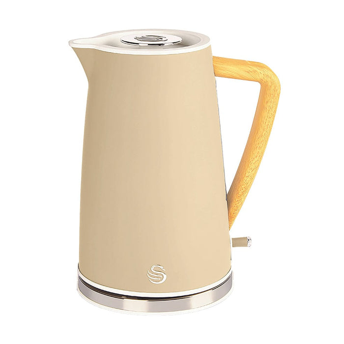 elevenpast kettle Oatmeal Swan Nordic Kettle 1.7 Litre Fuchsia Rose | Oatmeal SNK9O 6005587013911