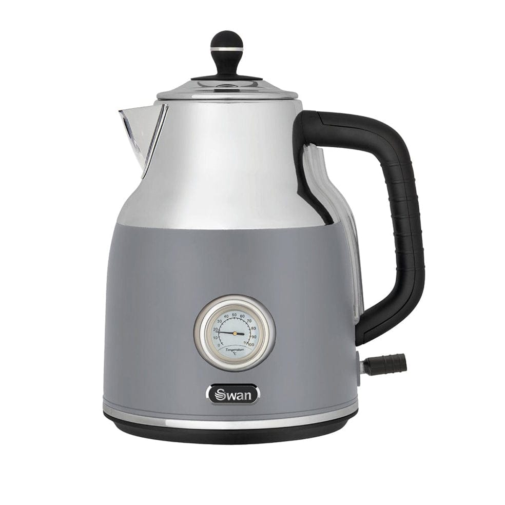 Swan retro kettle and deals toaster grey