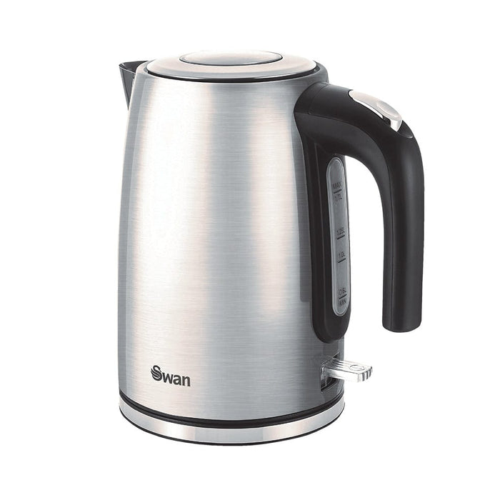 elevenpast kettle Silver Swan Townhouse Stainless Steel Kettle 1.7 Litre Black | Silver | White STH17S 6005587013867