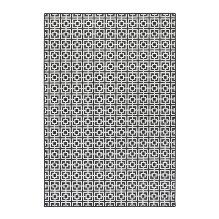 elevenpast Rug 2m x 0.8m Synthesis Black Rug SYNTHESISBLACKRUG2X0.8