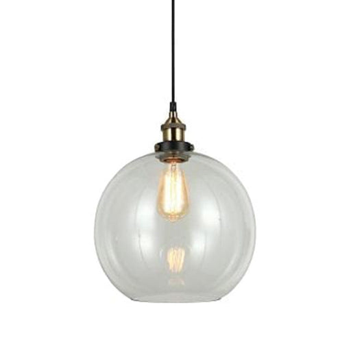 elevenpast Pendant Medium Antique Brass Glass Ball Pendant Light | 3 Sizes T-KLCH-109/M 0700254842929