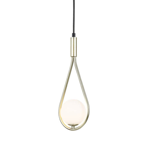 elevenpast Rain Drop Pendant Light Metal Satin Gold T-KLCH-130