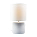 elevenpast table lamp Grey Valencia Ceramic Table Lamp Grey | White T647GY 6009551806677