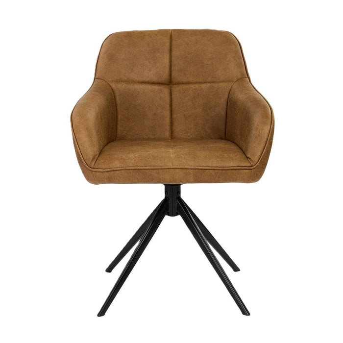 Hertex Haus Chairs Gilbert Swivel Chair Pumice | Tan | Forest | Nero