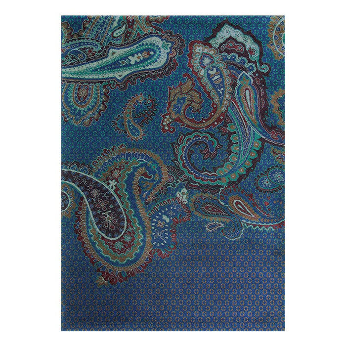 elevenpast Flatwoven Polypropylene 200cm x 280cm Ted Baker Paisgeo Blue Rug TB Paisgeo-Blue 58608