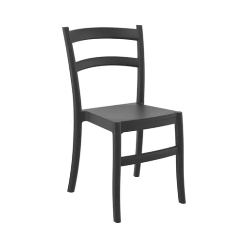 elevenpast Chairs Black Tiffany Polypropylene Chair Black | Silver Grey | Dark Grey TIS018SBLACK