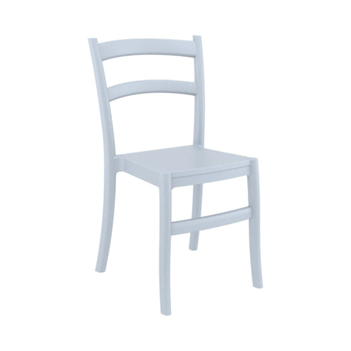 elevenpast Chairs Silver Grey Tiffany Polypropylene Chair Black | Silver Grey | Dark Grey TIS018SILVERGRY