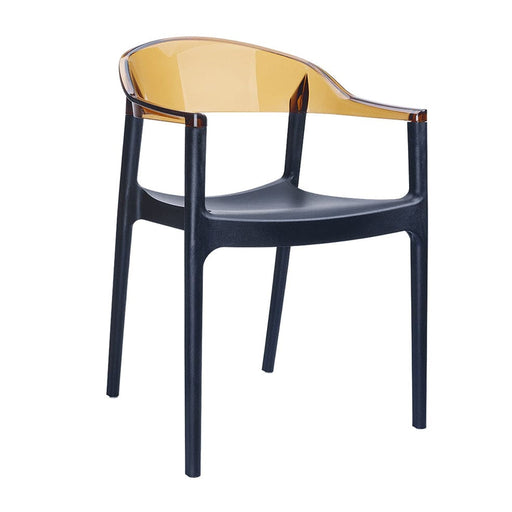 elevenpast Black/Amber Carmen Chair TIS059BLKAMB