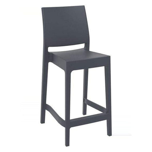 elevenpast Dark Grey Maya Kitchen Stool TIS100DGREY