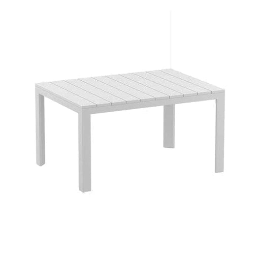 elevenpast White Atlantic Extendible Table 140-210 | Polypropylene & Aluminium TIS762WHITE