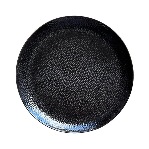 elevenpast Ceramic Snakeskin Pattern Charcoal Plate | Set Of 6 TJL25391