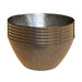 elevenpast Bowls Ceramic Speckled Bowl Black | Set Of 6 TJL25394