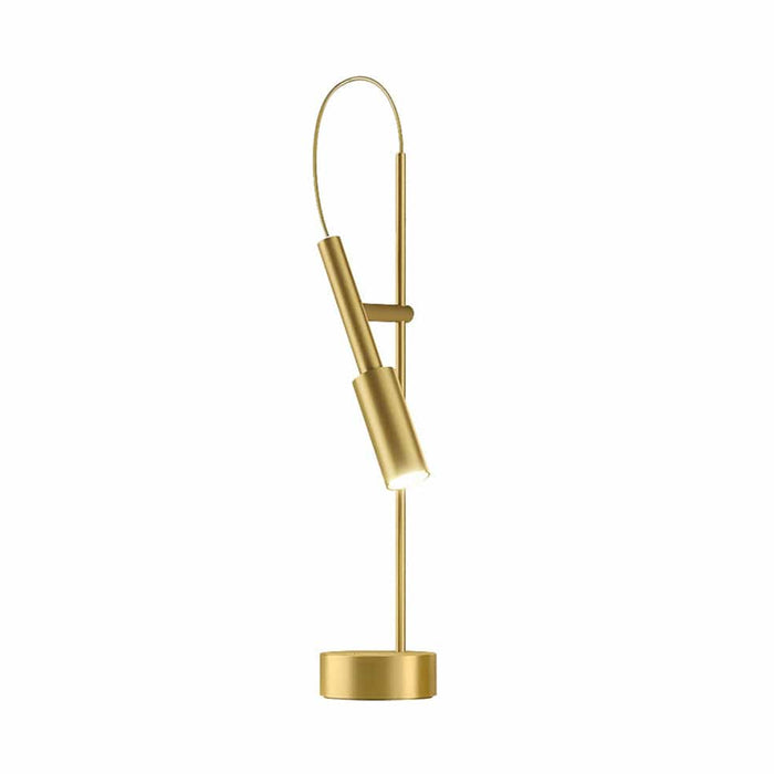 elevenpast Table Lamp Gold Larry LED Metal Table Lamp Satin Brass | Black | Gold TL1071 320800102984