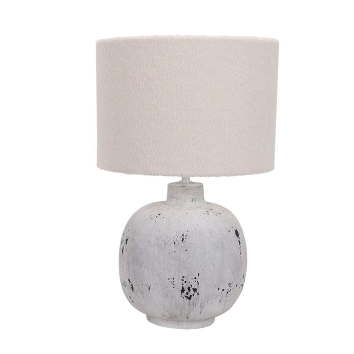 elevenpast Table Lamp Inra Ceramic Table Lamp Grey TL829 GREY STONE 6007226086898