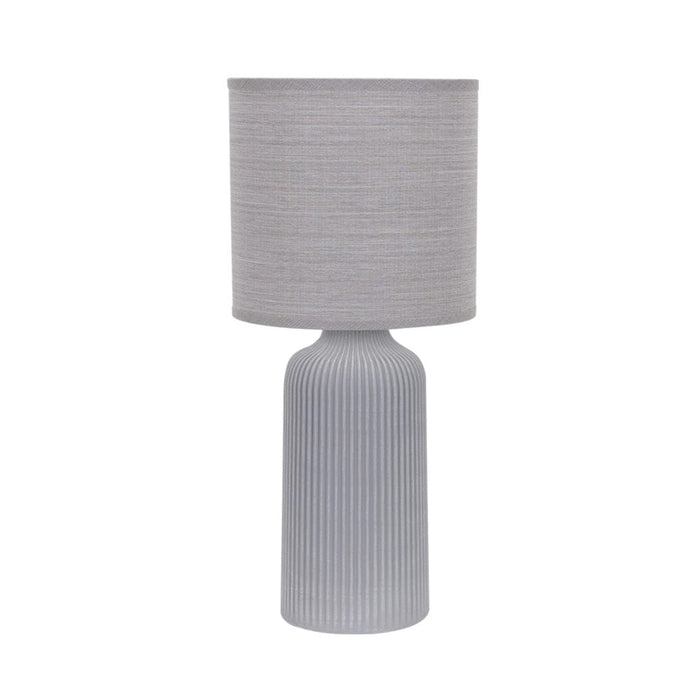 elevenpast Table Lamp Grey Eilina Ceramic Table Lamp Grey | Brown TL838 GREY 6007226086980