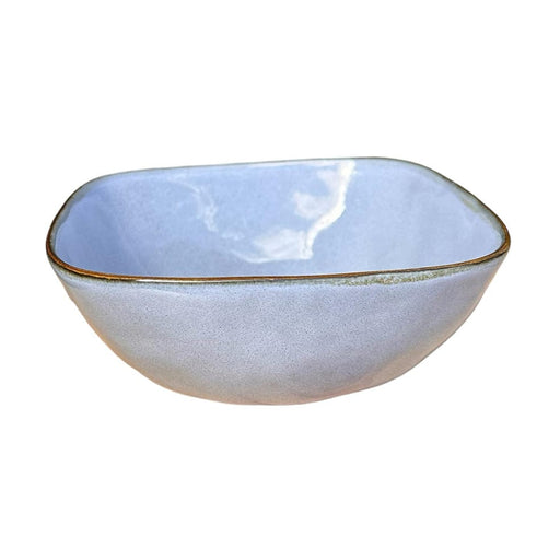 elevenpast Bowls Medium Ceramic Square Bowl Light Blue Set Of 6 | 2 Sizes TM24ST0103027