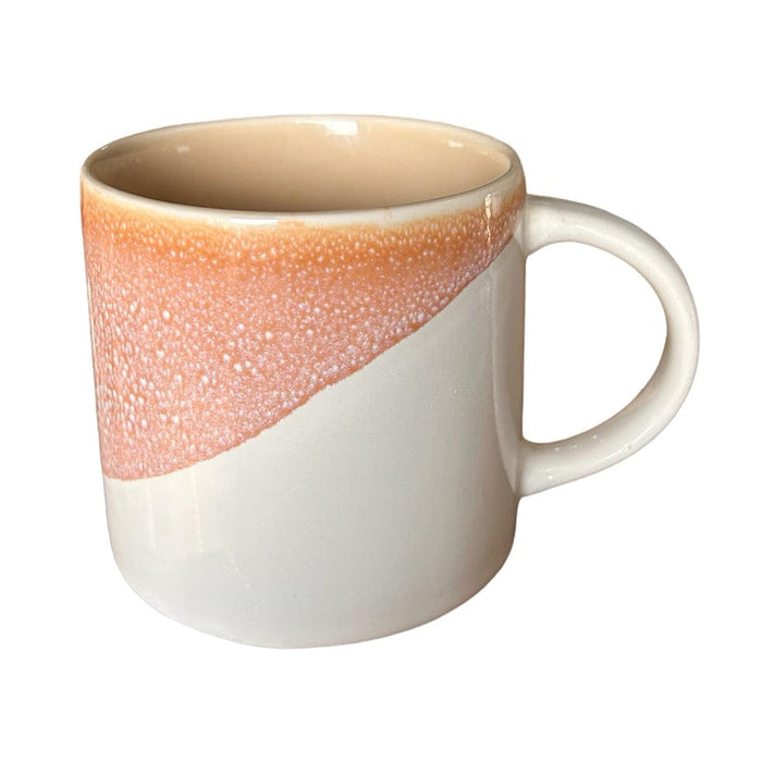 elevenpast Salmon Pink Ceramic Split Colour Faded Mug Blue | Salmon Pink TM24ST0104020A