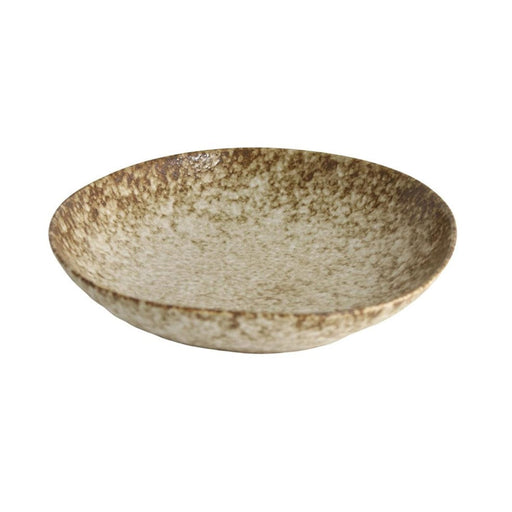 elevenpast Bowls Ceramic Speckled Flat Bowl Brown | Set Of 6 TM30081