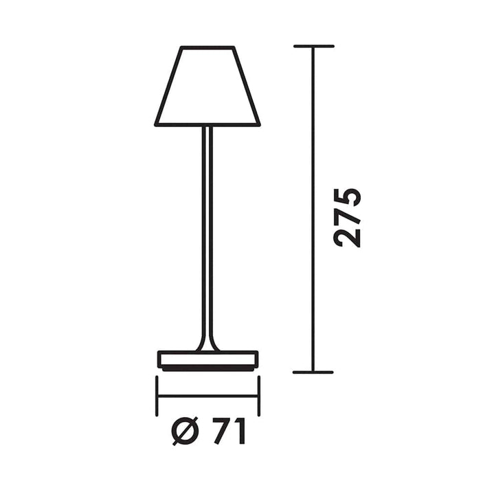 elevenpast table lamp Trevi Micro Table Lamp - Rechargeable & Dimmable | 5 Colours