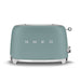 SMEG Toaster Emerald Green Smeg Two Slice Toaster Matte Finish TSF01EGMSA 8017709340520