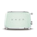 SMEG Toaster Pastel Green Smeg Two Slice Toaster Glossy Finish TSF01PGSA 8017709214616