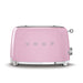 SMEG Toaster Pink Smeg Two Slice Toaster Glossy Finish TSF01PKSA 8017709214609