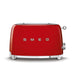 SMEG Toaster Red Smeg Two Slice Toaster Glossy Finish TSF01RDSA 8017709198220