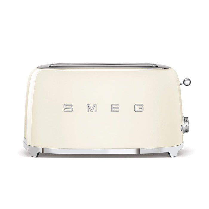 SMEG Toaster Cream Smeg Four Slice Toaster Glossy Finish TSF02CRSA 8017709198244