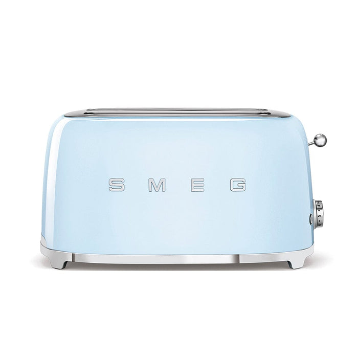 SMEG Toaster Pastel Blue Smeg Four Slice Toaster Glossy Finish TSF02PBSA 8017709205171