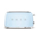 SMEG Toaster Pastel Blue Smeg Four Slice Toaster Glossy Finish TSF02PBSA 8017709205171