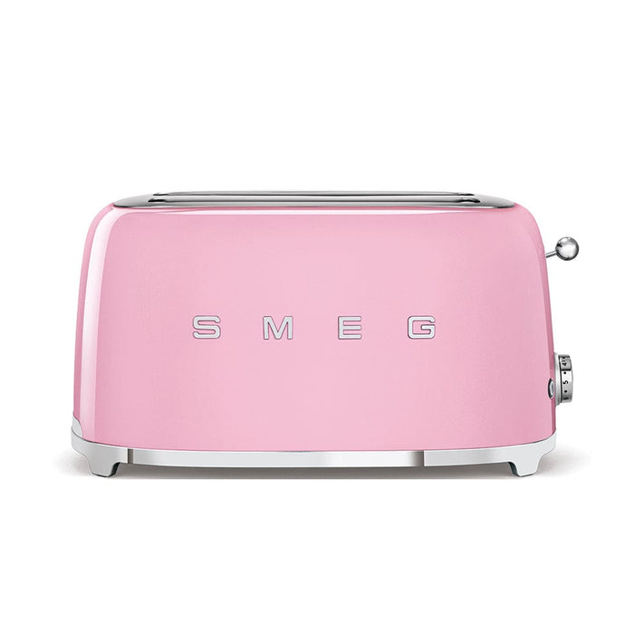 SMEG Toaster Pink Smeg Four Slice Toaster Glossy Finish TSF02PKSA 8017709214623