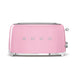 SMEG Toaster Pink Smeg Four Slice Toaster Glossy Finish TSF02PKSA 8017709214623