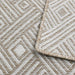 elevenpast Rug 2.4m x 1.6m Twill Reversible Sand Rug TWILLSANDRUG2.4X1.6