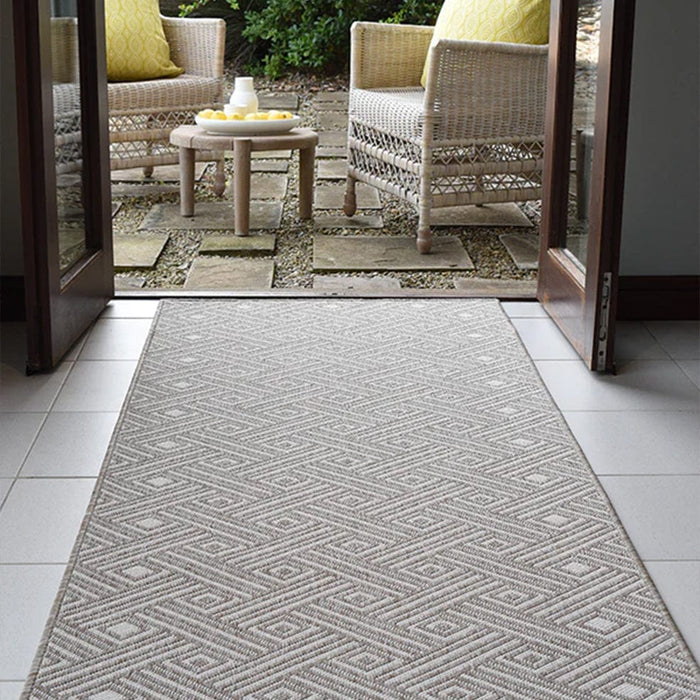 elevenpast Rug 3m x 2m Twill Reversible Sand Rug TWILLSANDRUG3X2