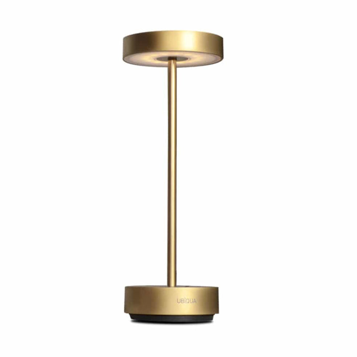 Spazio Table Lamp Brushed Gold Standy Mini Rechargeable LED Aluminium Table Lamp Black | Sand | Sage | Gold UB.321433