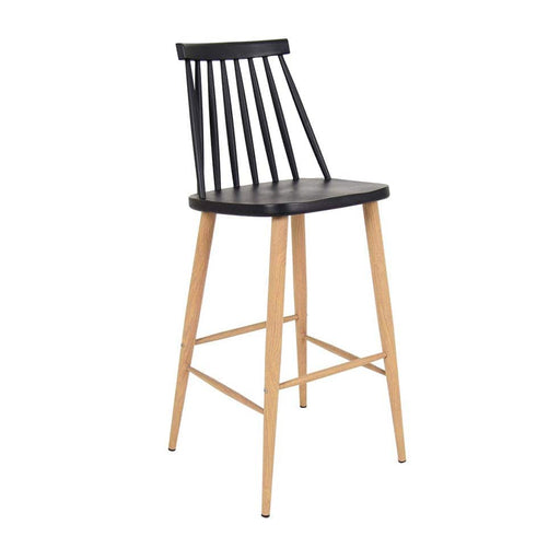 elevenpast Black Cafe Bar Chair V26 - 1325508